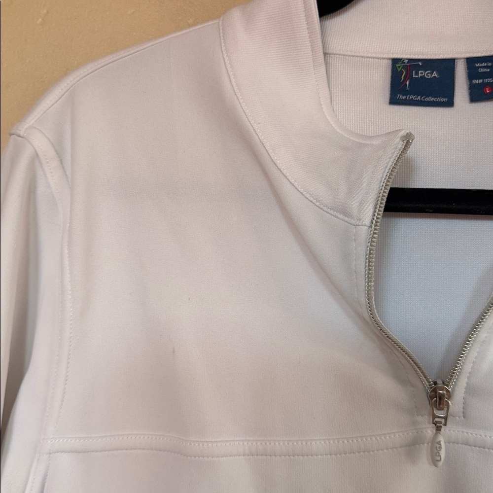 LGPA Long sleeve 1/4 zipper top Sz.L - Picture 8 of 9